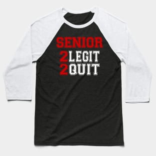 Seniors Class of 2022 Baseball T-Shirt